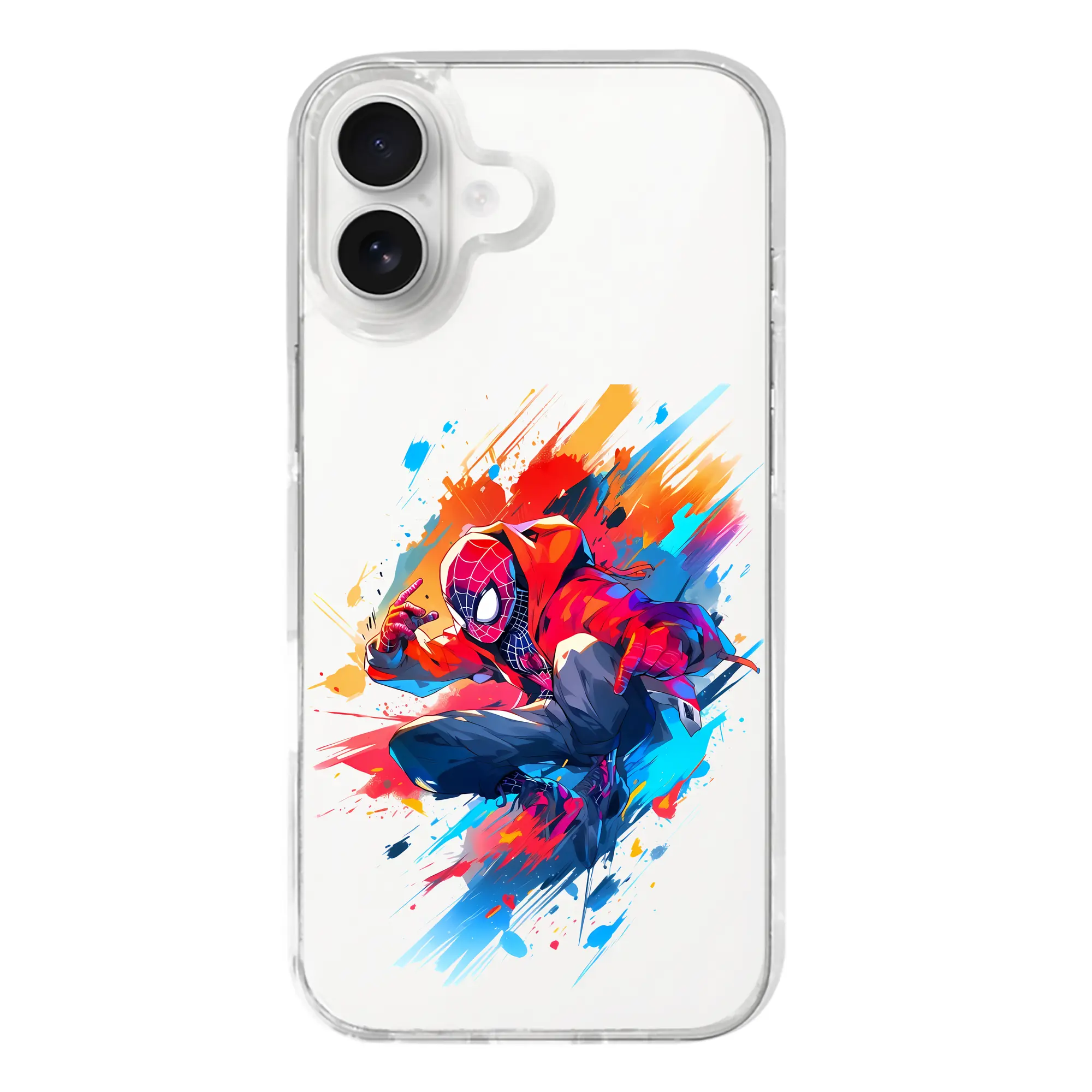 アベンジャーズ (Avenjāzu) グッズ スパイダーマン（Spider-Man） - iPhone 17シリーズ 透明スマホケース – 薄型・耐衝撃・精密フィット保護カバー